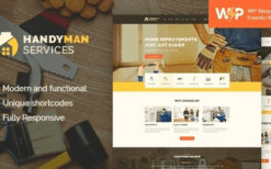 Handyman (v1.4.7) Construction and Repair Services Building WordPress Theme