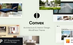 Convex (v1.11.0) Architecture & Interior Design WordPress Theme