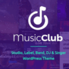 Music Club (v1.2.9) Band & DJ Band & DJ WordPress Theme