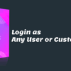 Login as customer or user PRO version v10.7