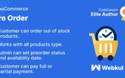 WordPress WooCommerce Pre Order Plugin v2.3.5