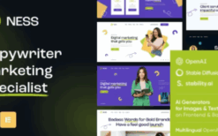 Ness (v1.4.0) Marketing Agency & SMM WordPress Theme