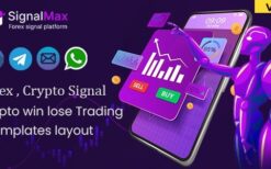 SignalMax v5.0 Trading & Forex , Crypto Signal Notifier Subscription based Platform