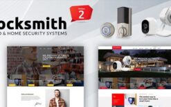 Locksmith v3.5 Security Systems WordPress Theme
