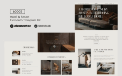 Lodge – Hotel & Resort Elementor Template Kit