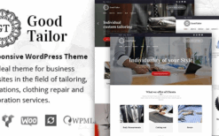 Good Tailor (v1.5.13) Fashion & Tailoring Services WordPress Theme