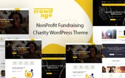 Crowdngo v1.0.8 Fundraising Charity WordPress Theme