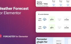 Forcaster v.1.0.7 Weather Forecast for Elementor