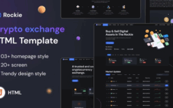 Rockie v1.0 – Crypto Exchange HTML Template