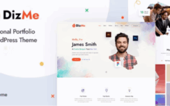 Dizme v.1.0 – Personal Portfolio WordPress Theme