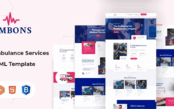 Ambons v1.0 Ambulance Service HTML Template