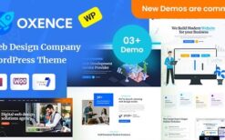 Oxence v1.3.2 Web Design Agency Elementor WordPress Theme