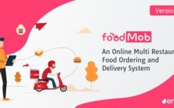 FoodMob** v3.0 An Online Multi Restaurant Food Ordering and Delivery System with Contactless QR Code Menu