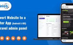 DTWeb v1.2 Convert Website to a Flutter App | multiple webapp supprot | Laravel admin panel