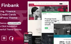 Finbank v1.1 – Banking and Finance WordPress Theme
