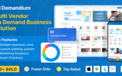 Demandium (v2.7) Multi Provider On Demand, Handyman, Home service App with admin panel
