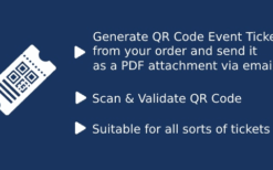 WooCommerce Event QR Code Email Tickets v1.4