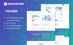 Inovazia – IT Services Elementor Pro Full Site Template Kit