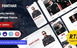 Panthar (v1.2.1) Private Security & CCTV Service WordPress Theme + RTL