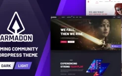 Armadon v1.2.1 Gaming Community WordPress Theme