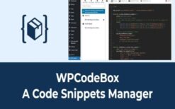 WPCodeBox (v2.1.2.1) The easiest way to add Code Snippets to WordPress