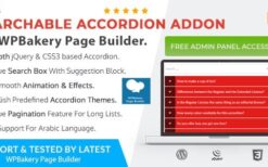 Ultimate Searchable Accordion (v1.2.4) WPBakery Page Builder Addon