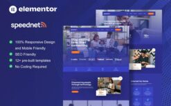 SpeedNet – Broadband & Internet Service Provider Elementor Template Kit