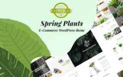 Spring Plants (v3.7) Gardening & Houseplants WordPress Theme
