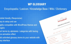 WP Glossary (v2.8) Encyclopedia / Lexicon / Knowledge Base / Wiki / Dictionary