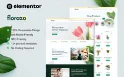 Florazo – WooCommerce Florist & Flower Shop Elementor Template Kit