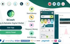 6Cash v4.3 Digital Wallet Mobile App with Laravel Admin Panel