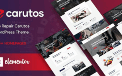 Carutos (v1.0.8) Car Repair Services & Auto Parts WooCommerce WordPress Theme