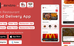 eRestro (v1.0) Flutter Multi Restaurant & Vendor Marketplace – Food Ordering App for Hyperlocal Business v1.0