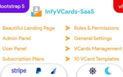 vCard Digital Business Card Builder SaaS v.7.5.0