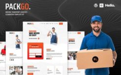 PackGo – Moving Transport Logistics Elementor Template Kit