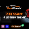 Maxwheels (v1.1.3) Car Dealer Automotive & Classified Multivendor WordPress Theme