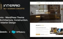 Interrio (v2.4) WordPress Theme for Architecture and Interior Design