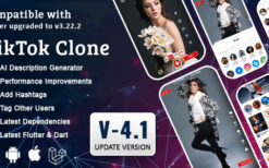 v3.6 Flutter – TikTok Triller Clone & Short Video Streaming Mobile App for Android & iOS