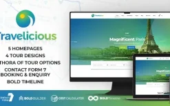Travelicious v1.5.8 WordPress tour operator theme