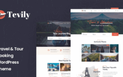 Tevily (v1.3.2) Travel & Tour Booking WordPress Theme