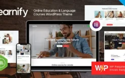 Learnify (v1.15.0) Online Education Courses WordPress Theme