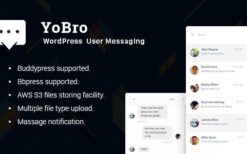 YoBro v2.4 WordPress Private Messaging Plugin