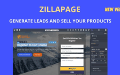 Zillapage v1.2.1 landing page designer script