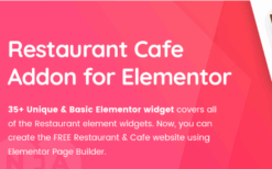 Restaurant & Cafe Addon for Elementor (PRO) v1.6.4