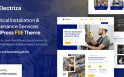Electriza (v1.0.1) Electrical Installation & Maintenance Services FSE WordPress Theme