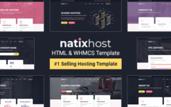 NatixHost – WHMCS & Hosting HTML Template