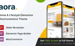 Aora (v1.3.15) Home & Lifestyle Elementor WooCommerce Theme