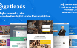 Getleads (v2.5) High-Performance Landing Page WordPress Theme
