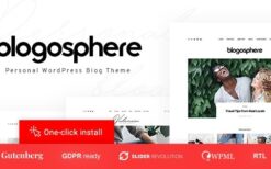Blogosphere (v1.1.5) Multipurpose Blogging Theme
