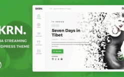 SKRN (v5.9) Media Streaming App WordPress Theme